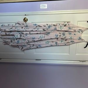 Work once 2x pink and floral dress